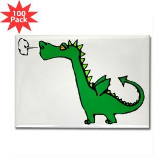 cartoon dragon rectangle magnet 100 pack $ 189 99
