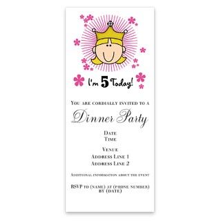 Princess 5th Birthday(blond) Invitations by Admin_CP1147651