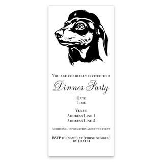 Mini Dachshund Invitations  Mini Dachshund Invitation Templates