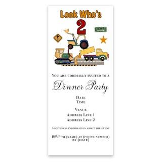 Construction 2nd Birthday Invitations by Admin_CP1147651