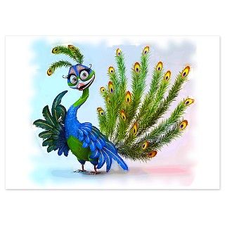 Baby Gifts  Baby Flat Cards  PrissyPeacock.png 5x7 Flat Cards