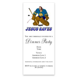 Saves (Hockey Goalie) T S Invitations by Admin_CP668994  506851126