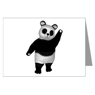 Greeting Cards  Panda Left Arm Up 1 Big S Invitation + RSVP(Pk 20