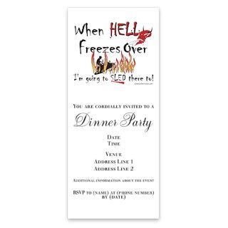 HELL FREEZES Invitations by Admin_CP6086452