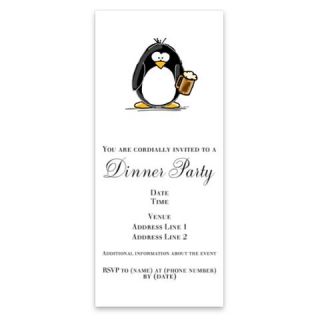 Beer Drinking Penguin Invitations by Admin_CP2574929  507116162