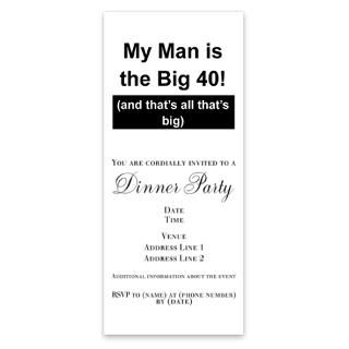 40Th Birthday Funny Invitations  40Th Birthday Funny Invitation