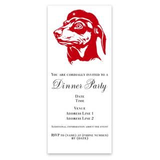 Obey The Dachshund Invitations  Obey The Dachshund Invitation