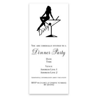 Dirty Martini Silhouette Invitations by Admin_CP4129981  507073137