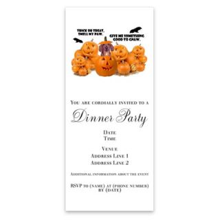 Trick Or Treat (Dachshund) Invitations by Admin_CP2663969  507123775