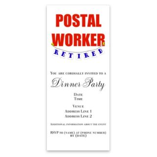 Retired Postal Worker Invitations by Admin_CP6506199  512588606