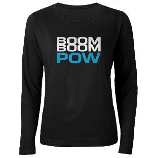 808 Gifts  808 Long Sleeve Ts  BOOM BOOM POW. Womens Long Sleeve