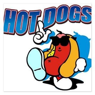 Cool Dog Hot dog 5.25 x 5.25 Flat