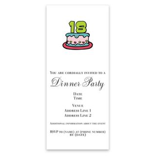 18th Birthday Cake Invitations by Admin_CP1556321  512200854