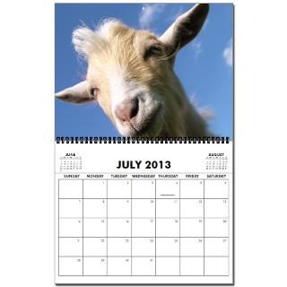 Goat Photos Wall Calendar by goatsandgoldens