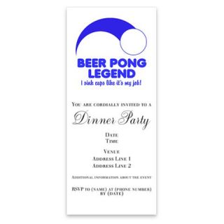 Beer Pong Legend Invitations by Admin_CP583469  506845594