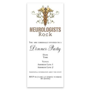 Neurologists Rock Caduceus Invitations by Admin_CP8437408  512548148