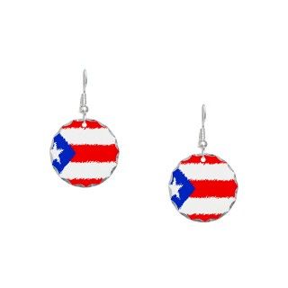 Boricua Gifts  Boricua Jewelry  Puerto Rican Flag Earring Circle