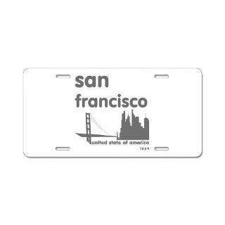 San Francisco License Plate Covers  San Francisco Front License Plate