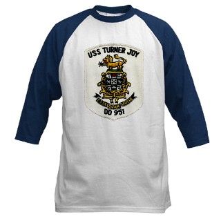 951 Gifts  951 T shirts  USS TURNER JOY Baseball Jersey