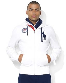 Ralph Lauren Team USA Olympic Full Zip Fleece Hoodie