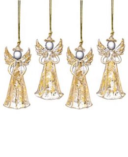Lenox Christmas Ornaments, Set of 4 Gold Angels