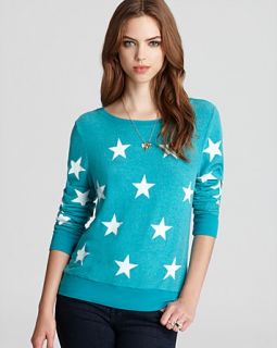 WILDFOX Sweatshirt   Turquoise with Stars