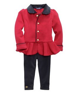 Ralph Lauren Childrenswear Infant Girls Fleece Jacket & Legging Set