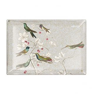 Fringe Hummingbird Tray, 12.25 x 8.5