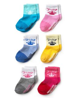 Couture Infant Girls Crown Socks   Sizes 0 12 months