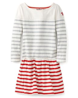 Girls Contrast Stripe Combo Dress   Sizes 7 14