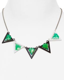 Alexis Bittar New Wave Pyramid Necklace, 16