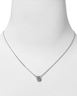 Crislu Bezel Pendant Necklace, 16