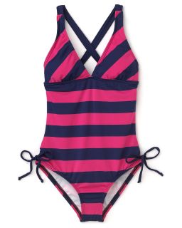 Girls Marcel One Piece Swim Suit   Sizes 7 16