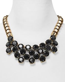Aqua Jewel Collar Faceted Necklace, 18