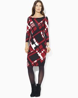 Lauren Ralph Lauren Printed Sweater Dress