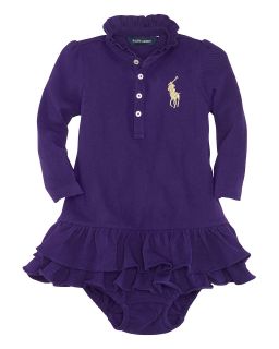 Infant Girls Big Pony Polo Dress   Sizes 9 24 Months