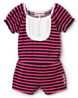 Infant Girls Striped Romper   Sizes 3 24 Months