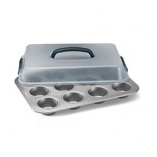 calphalon nonstick covered cupcake pan price $ 29 99 color heavy gauge