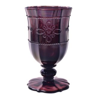 glass footed goblet price $ 29 00 color plum quantity 1 2 3 4 5 6