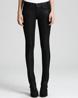HELMUT Helmut Lang Jeans   High Gloss Five Pocket Skinny in Black