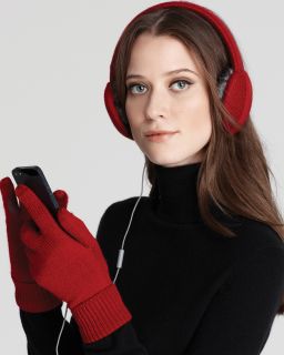 with cord long cuff knit gloves $ 29 50 for tech savvy on the go gals