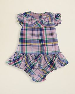 Ralph Lauren Childrenswear Infant Girls Madras Dress   Sizes 3 9