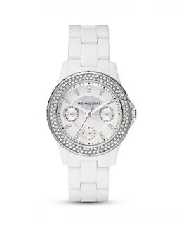Michael Kors Round White Bracelet Watch, 33mm