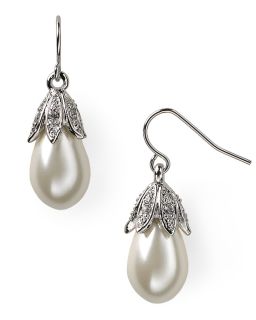crystal drop earrings price $ 34 00 color white pearl quantity 1 2 3 4