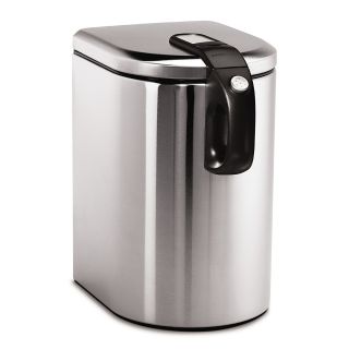 simplehuman large slim canister price $ 34 99 color brushed quantity 1