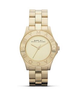 BY MARC JACOBS Gold New Blade Bracelet Watch, 36.5mm