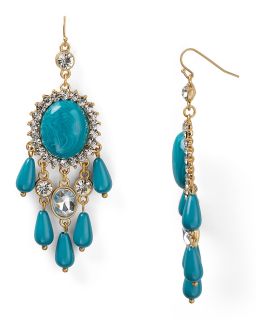 aqua turquoise chandelier earrings price $ 38 00 color turquoise blue
