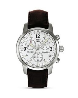 Tissot PRC 200 Mens Silver Quartz Chronograph Stainless Steel Watch