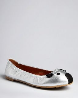 MARC BY MARC JACOBS Ballet Flats   Soft Mouse Metallic