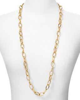 Kenneth Jay Lane Small Gold Link Necklace, 36